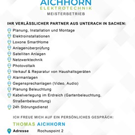 Unternehmen: Aichhorn Elektrotechnik