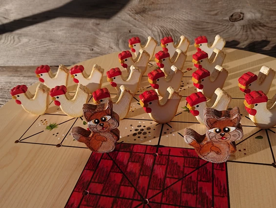 Unternehmen: Brettspiel * Fuchs & Henne * in verschiedenen Ausführungen erhältlich - HolzHexe