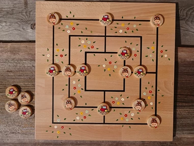 Unternehmen: Brettspiel * Mühle * in verschiedenen Ausführungen erhältlich - HolzHexe