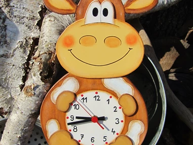 Unternehmen: KinderUhr * Mimmi Muuh * - HolzHexe