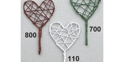 Händler - PLZ 5161 (Österreich) - Drahtherz für Hochzeitsanstecker - Rasp Salzburg - Gewürzgebinde Hochzeitsanstecker Kunstblumen
