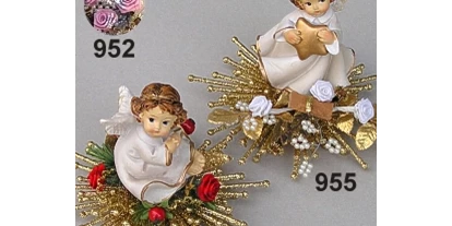 Händler - PLZ 5161 (Österreich) - Engel am Glimmerstern mit Gewürzdeko - Rasp Salzburg - Gewürzgebinde Hochzeitsanstecker Kunstblumen