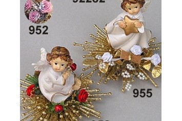 Unternehmen: Engel am Glimmerstern mit Gewürzdeko - Rasp Salzburg - Gewürzgebinde Hochzeitsanstecker Kunstblumen