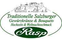 Unternehmen: Rasp - Rasp Salzburg - Gewürzgebinde Hochzeitsanstecker Kunstblumen