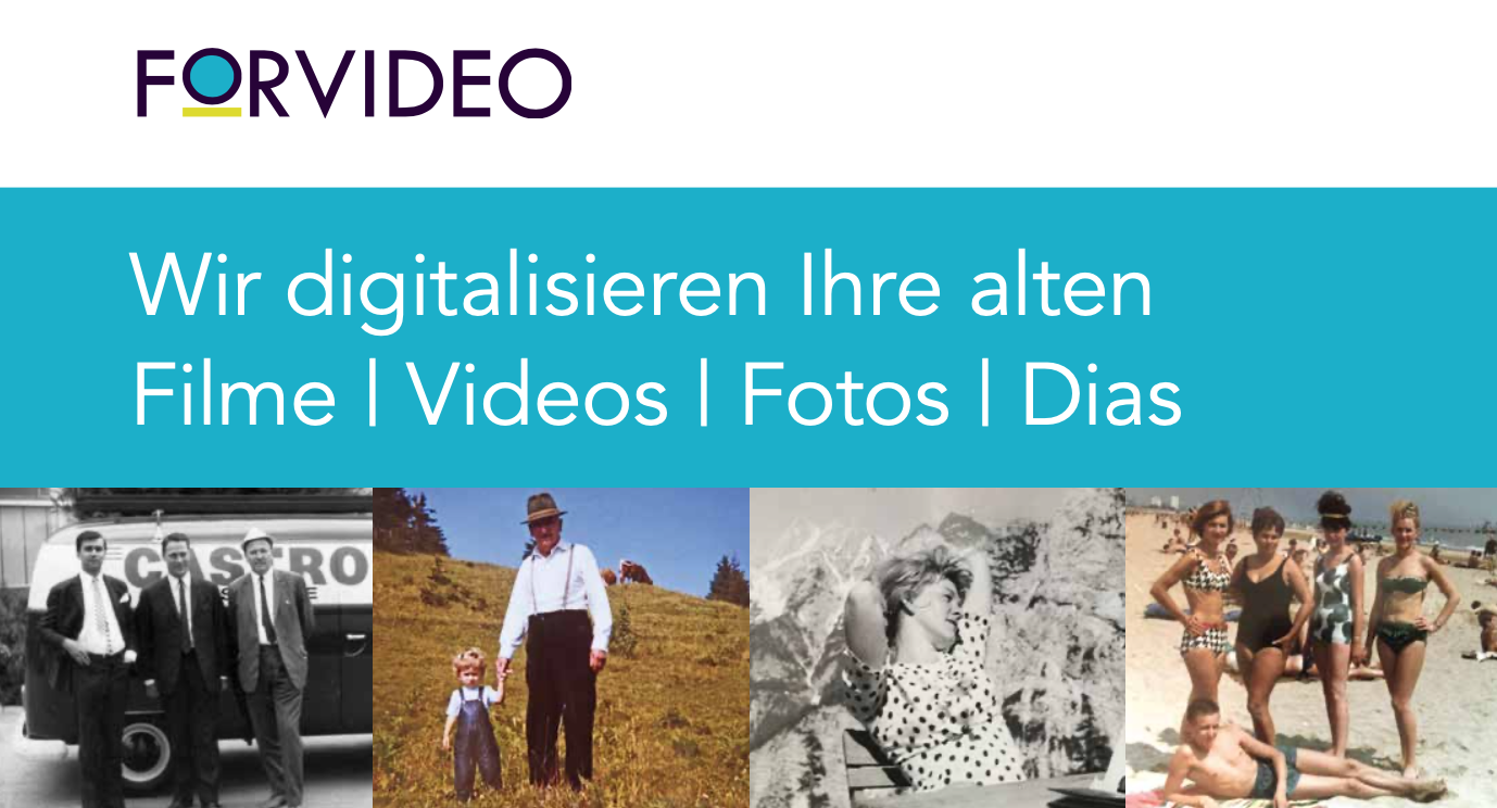 Händler - Wien-Stadt Landstraße - Zeit in schönen Erinnerungen zu schwelgen – alte Filme & Fotos rauspacken und zum Digitalisieren senden – jetzt mit GRATIS VERSAND	 - FORVIDEO - Film & Foto Digitalisierung; im Herzen Wiens