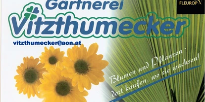 Händler - PLZ 5112 (Österreich) - Gärtnerei Vitzthumecker